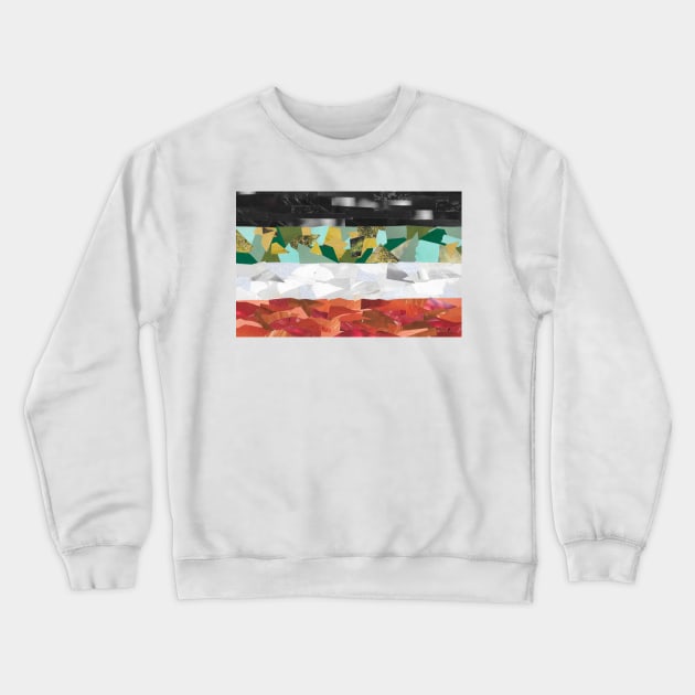 Idemromantic Pride Flag Crewneck Sweatshirt by cajunhusker